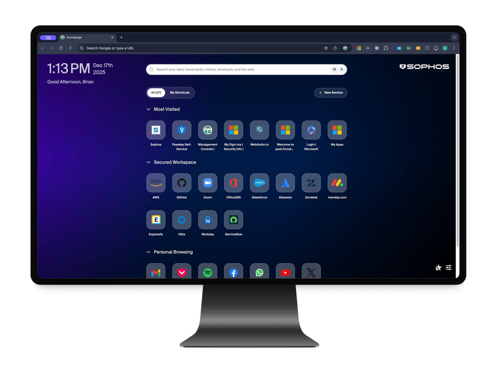 Sophos and Island.io partner 